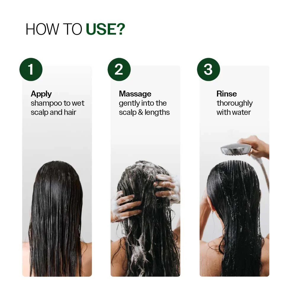 Anti Dandruff Shampoo with Salicylic Acid, Piroctone Olamine &amp; Biotin - 250ml