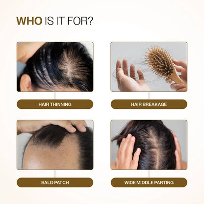 Hair Growth Serum (30 ml | Pack of 3) &amp; Scalp Massager Hair Growth Combo