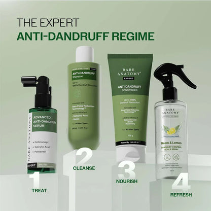 Anti Dandruff Shampoo with Salicylic Acid, Piroctone Olamine &amp; Biotin - 250ml