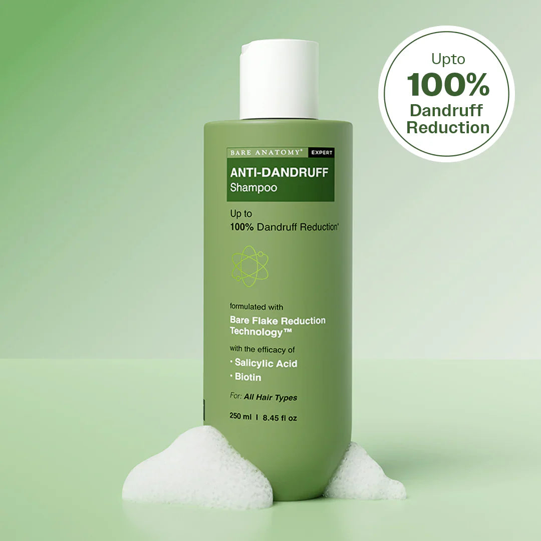 Anti Dandruff Shampoo with Salicylic Acid, Piroctone Olamine &amp; Biotin - 250ml