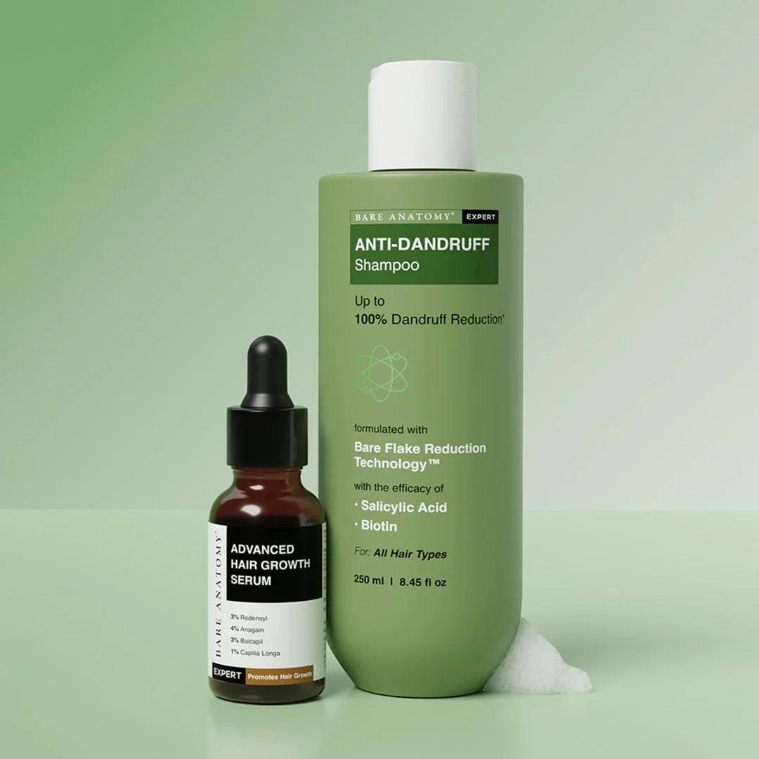 Hair Growth Serum (30 ml) &amp; Anti-Dandruff Shampoo (250 ml) Combo